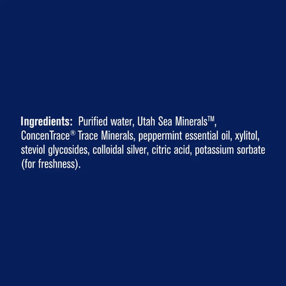 ConcenTrace Mineral Mouth Rinse, Mint - 296 ml.