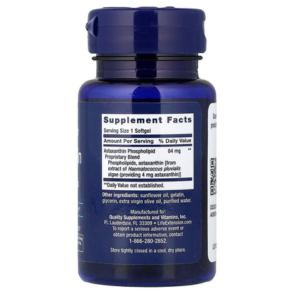 Astaxanthin with Phospholipids, 4mg - 30 softgels