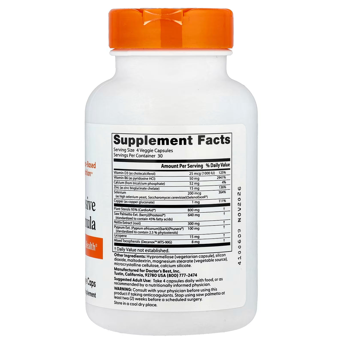 Comprehensive Prostate Formula - 120 vcaps