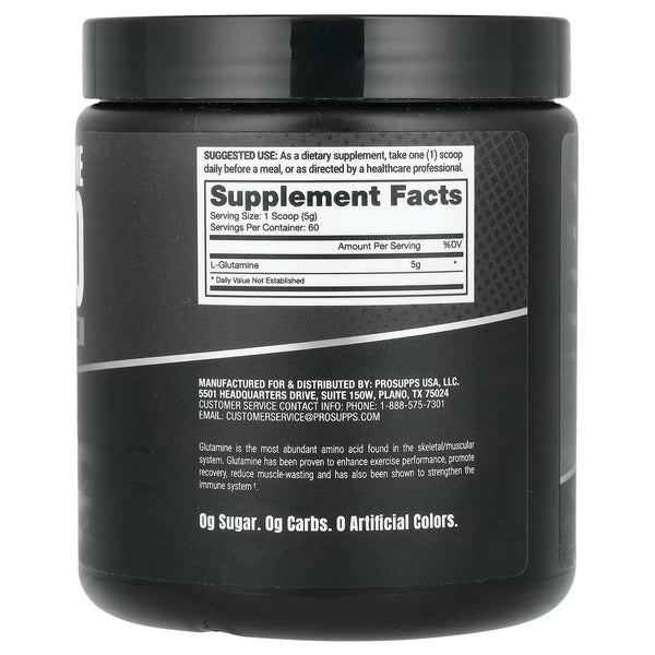 Glutamine, Unflavored - 300g