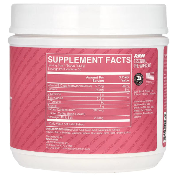 CBUM Essential Pre-Workout - 405g