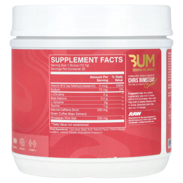 CBUM Essential Pre-Workout - 411g