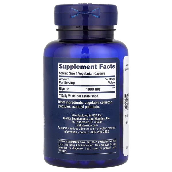 Glycine, 1000mg - 100 vcaps