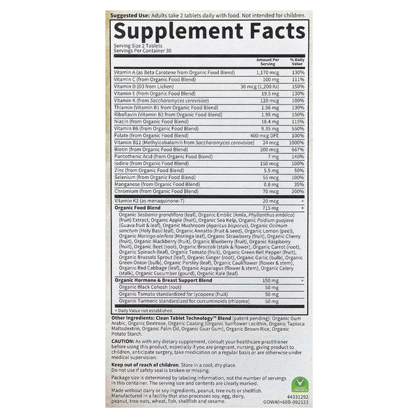 Mykind Women's Multi 40+ - 60 vegan tablets