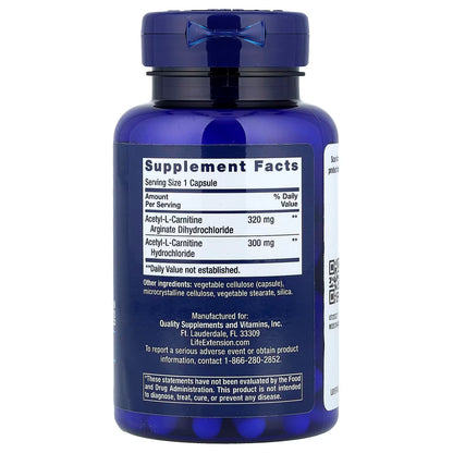Acetyl-L-Carnitine Arginate - 90 vcaps
