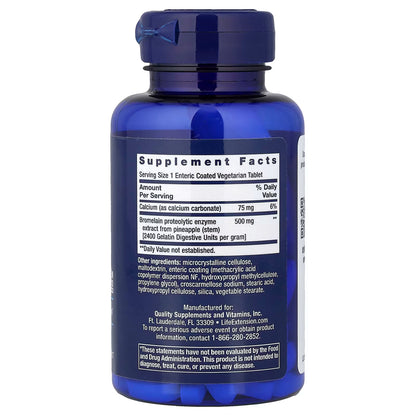 Specially-Coated Bromelain, 500mg - 60 enteric coated vegetarian tabs