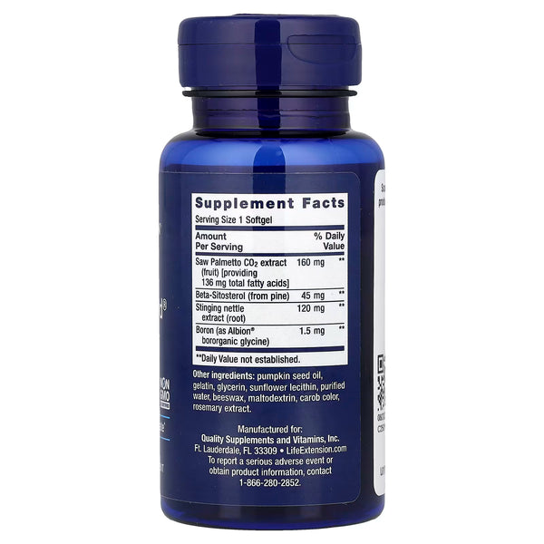 PalmettoGuard Saw Palmetto/Nettle Root with Beta-Sitosterol - 60 softgels