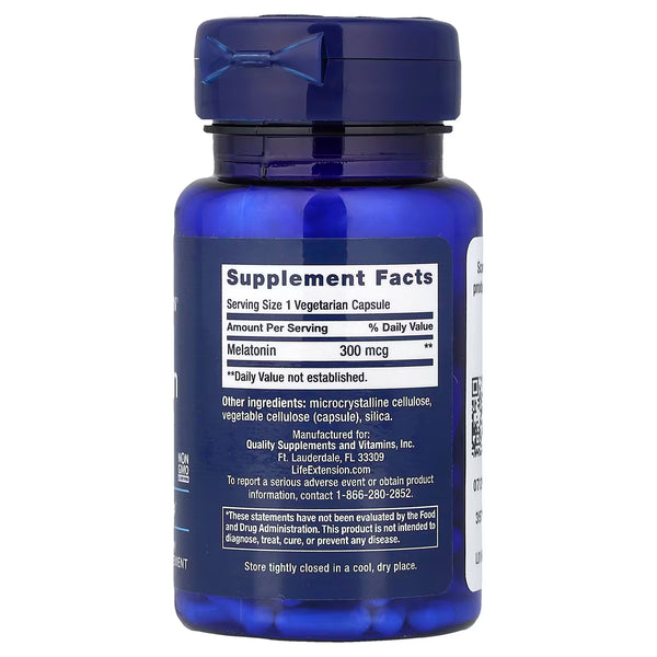 Melatonin, 300mcg - 100 vcaps
