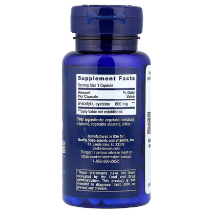 N-Acétyl-L-Cystéine, 600 mg - 60 gélules