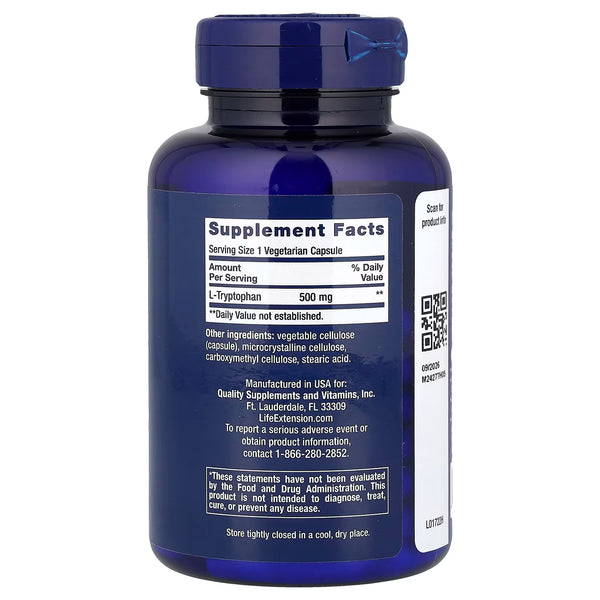 L-Tryptophan, 500mg - 90 vcaps