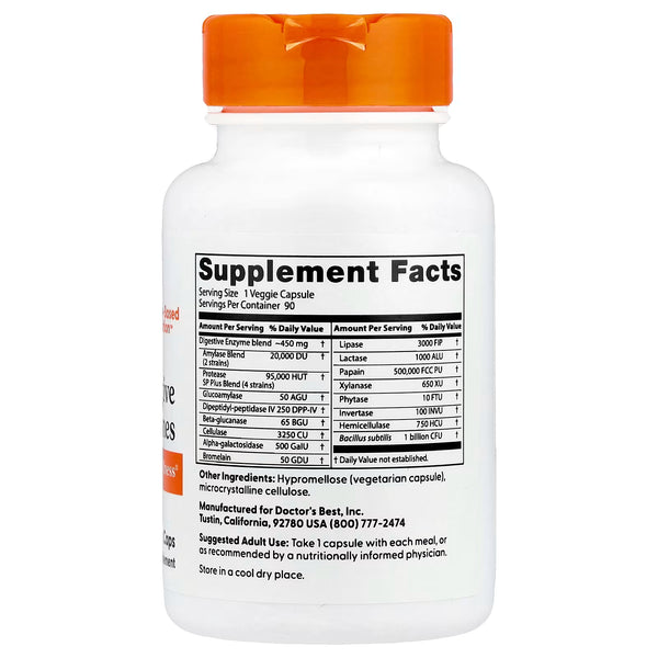 Digestive Enzymes - 90 vcaps