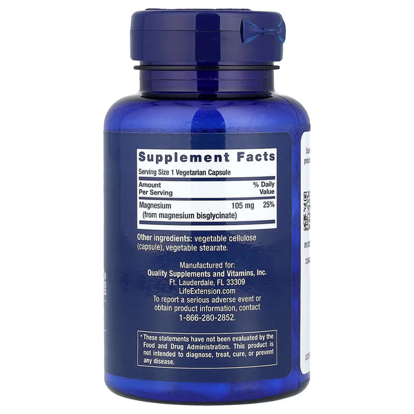 Magnesium Glycinate, 105mg - 90 vcaps
