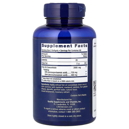 Mega EPA/DHA - 120 softgels