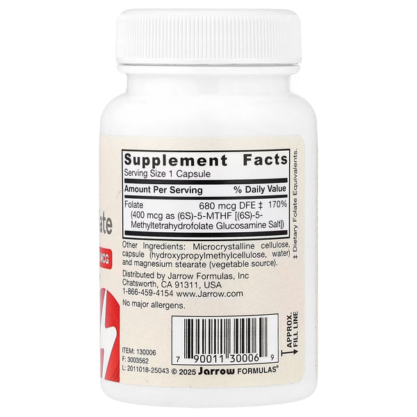 Methyl Folate, 400mcg - 60 vcaps