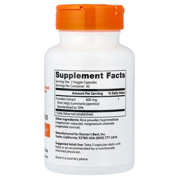 Fucoidan, 600mg - 60 vcaps