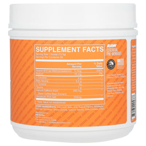 CBUM Essential Pre-Workout - 399g