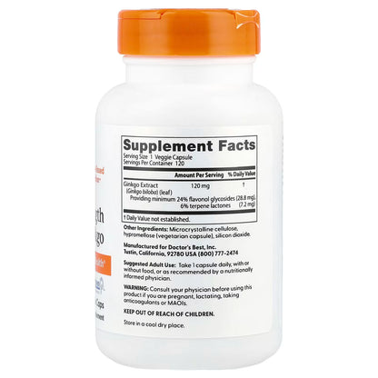 Ginkgo Force, 120 mg - 120 gélules végétales