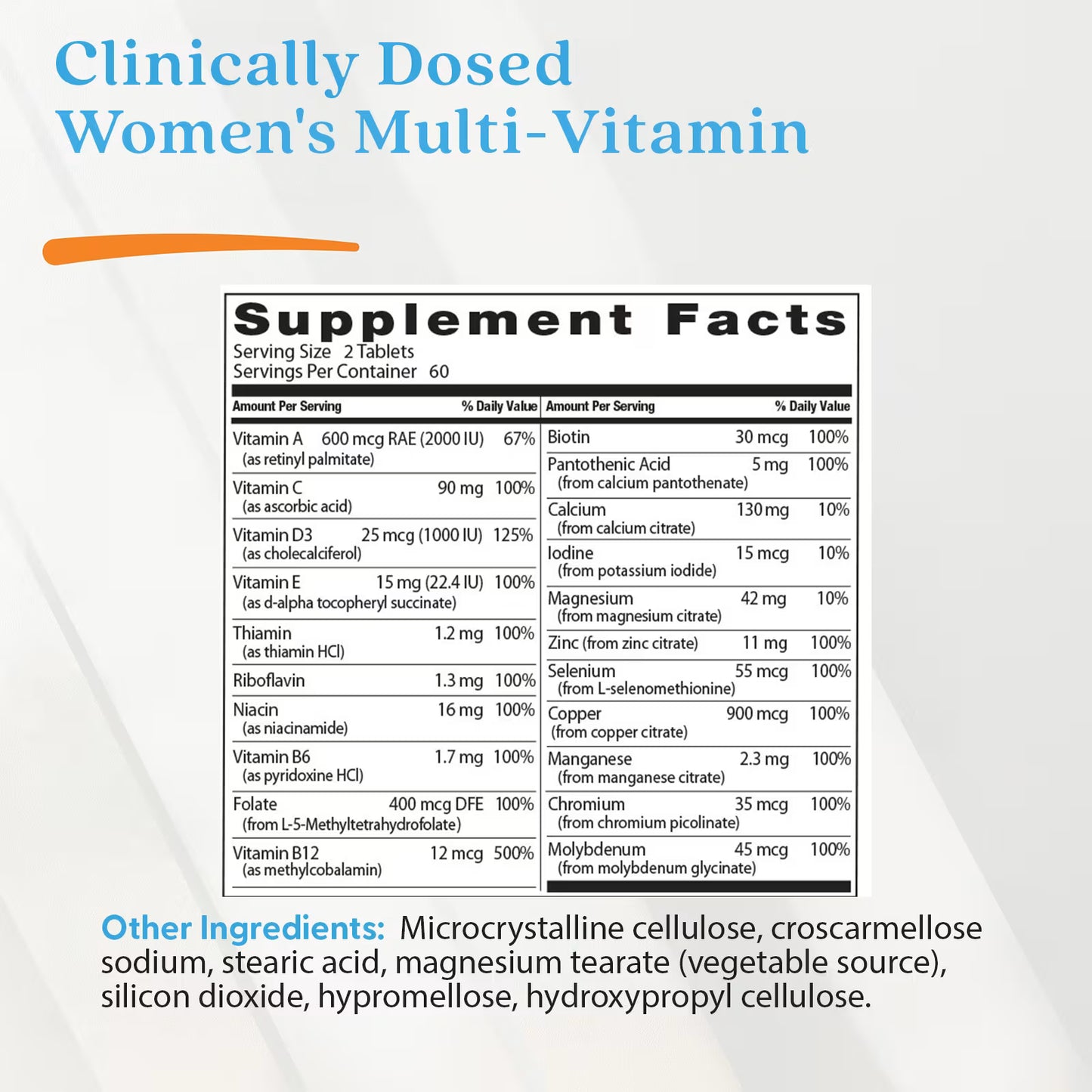 Women's Multi-Vitamin - 120 tabs