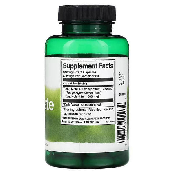 Yerba Mate, 125mg - 120 caps