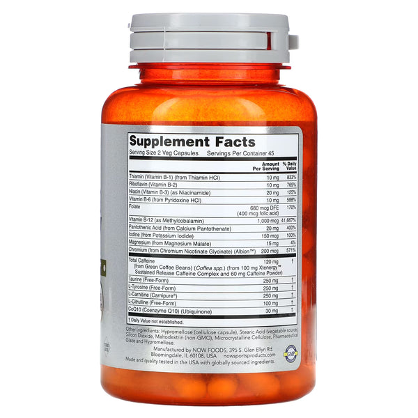 Sustained Energy - 90 vcaps