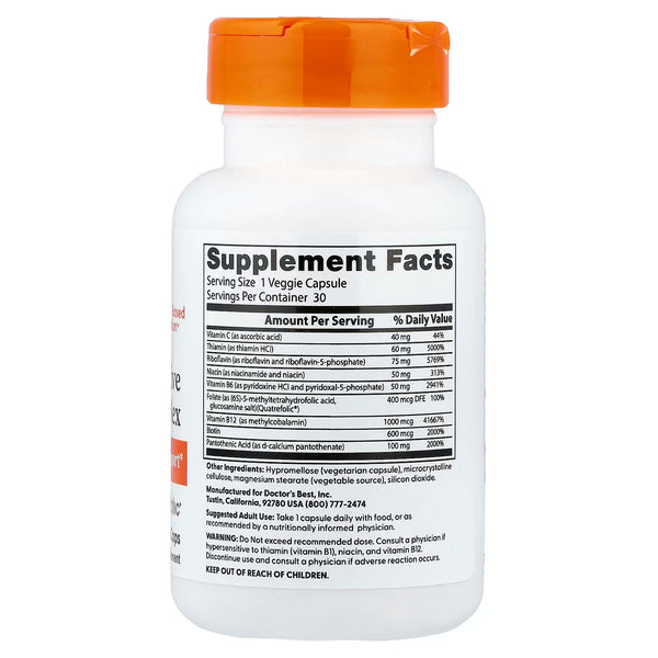 Fully Active B-Complex with Quatrefolic - 30 vcaps