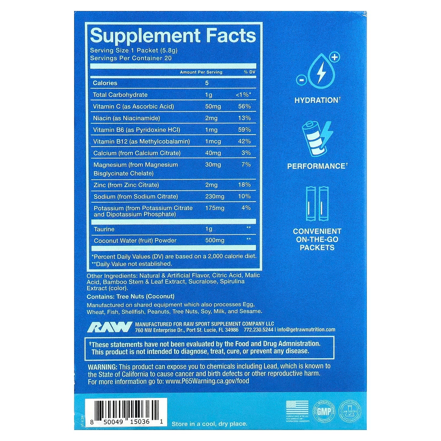 Bum Hydration - 20 x 6.1g