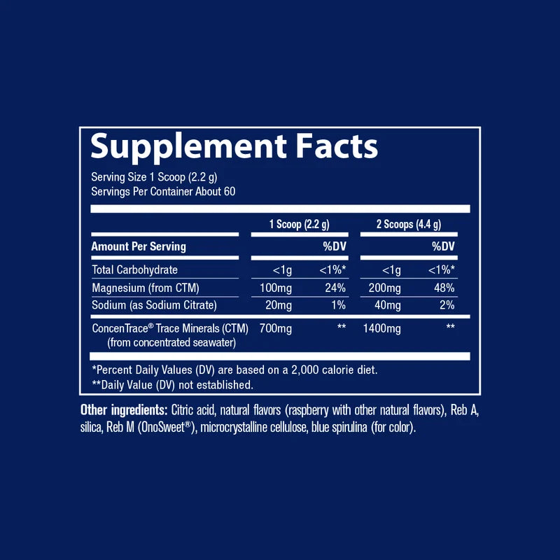 ConcenTrace Daily Mineral Powder - 132g