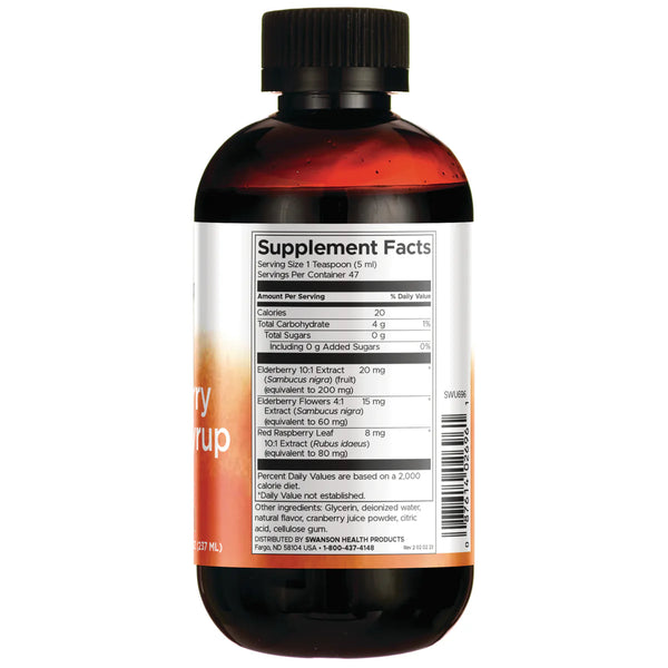 Elderberry Extract Syrup - 237 ml.