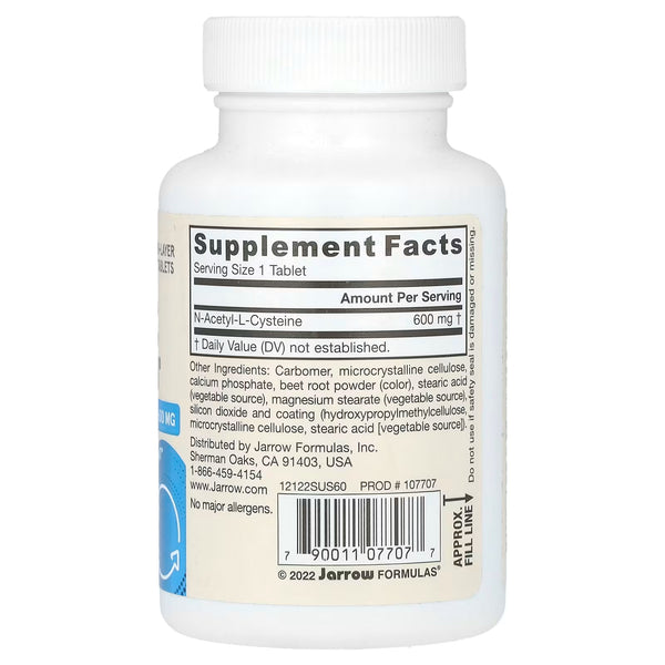 N-A-C Sustain, 600mg - 60 tabs