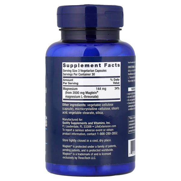 Neuro-Mag Magnesium L-Threonate - 90 vcaps