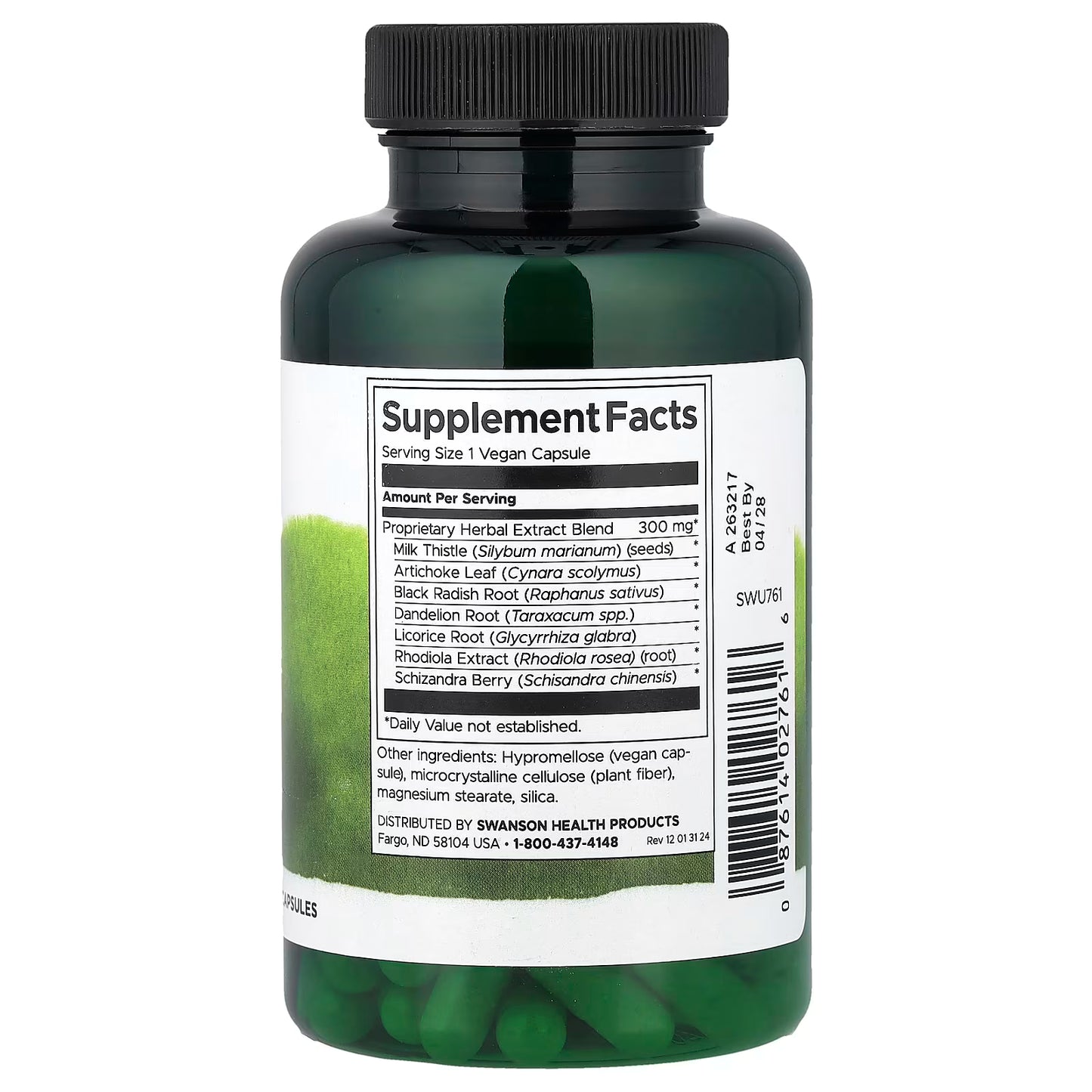 Liver Tone Liver Detox Formula, 300mg - 120 vcaps