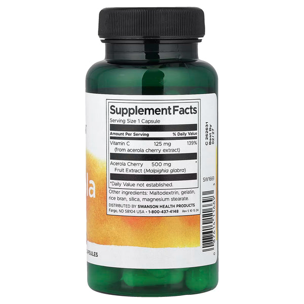 Acerola, 500mg - 60 caps
