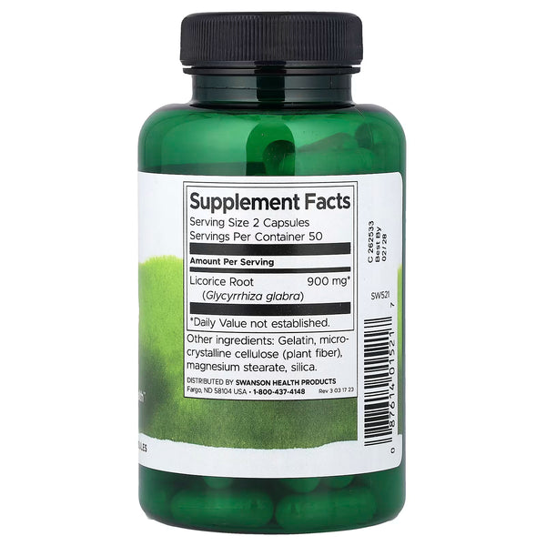 Licorice Root, 450mg - 100 caps