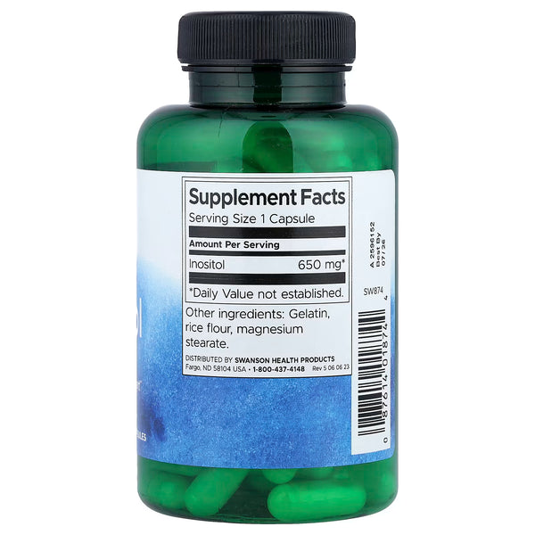 Inositol, 650mg - 100 caps