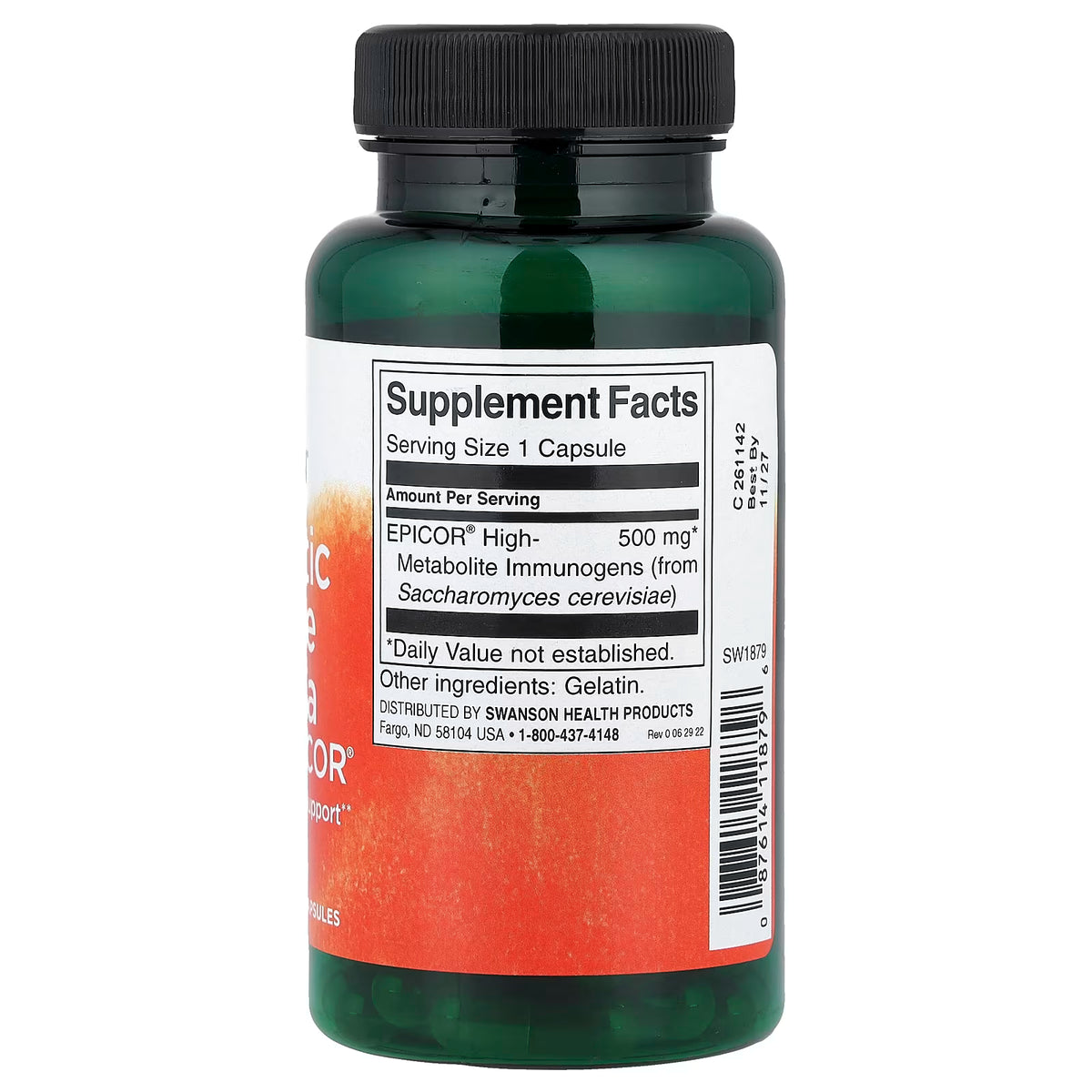 Postbiotic Immune Formula featuring EPICOR - 60 caps