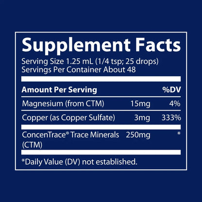 Ionic Copper, 3mg - 59 ml.