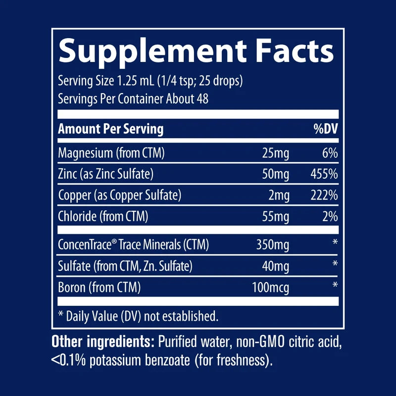 Ionic Zinc, 50mg - 59 ml.