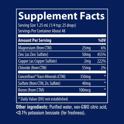 Ionic Zinc, 50mg - 59 ml.