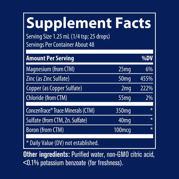 Ionic Zinc, 50mg - 59 ml.