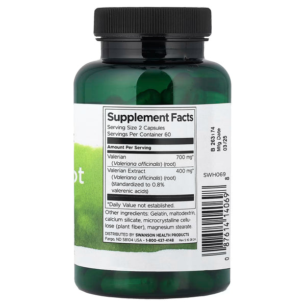Valerian Root Extract - 120 caps
