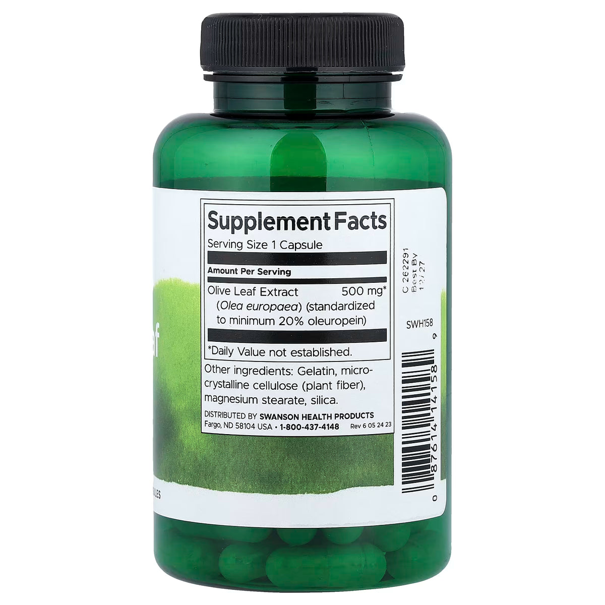 Olive Leaf Extract, 500mg - 120 caps