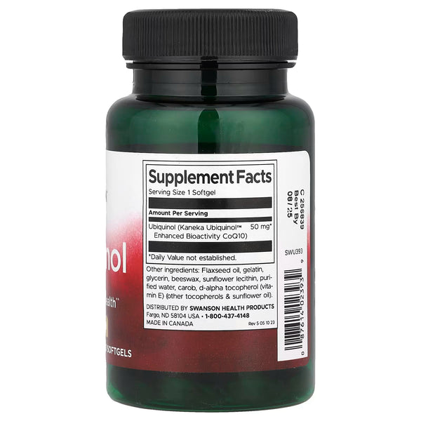 Ubiquinol, 50mg - 60 softgels