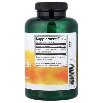 Niacinamide, 500mg - 250 caps