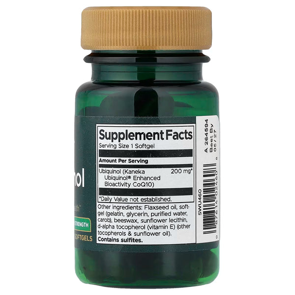 Ubiquinol, 200mg - 30 softgels