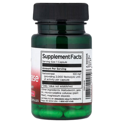 Nattokinase, 100mg - 30 caps