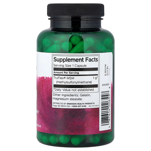 MSM, 1000mg - 120 caps
