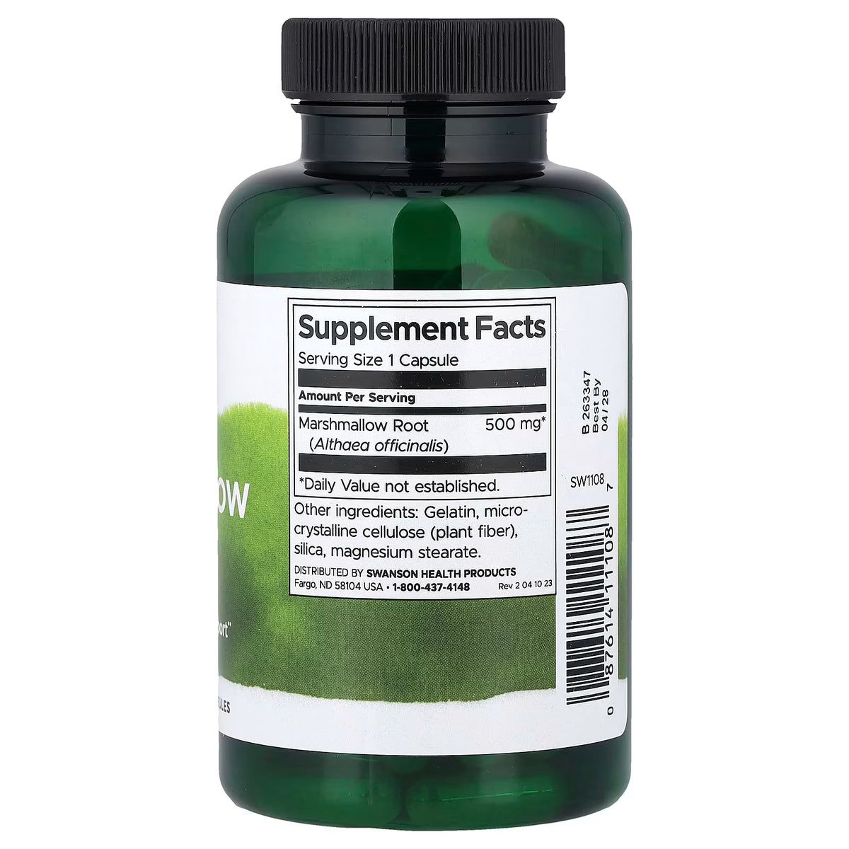 Marshmallow Root, 500mg - 90 caps