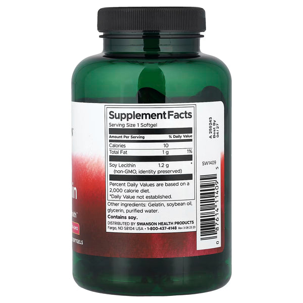 Soy Lecithin, 1200mg - 90 softgels