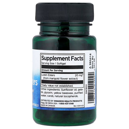 Lutein, 20mg - 60 softgels