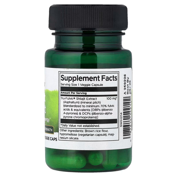 Shilajit Extract, 100mg - 30 vcaps